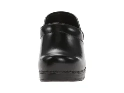 DANSKO Men's Professional Black Cabrio Leather Clogs