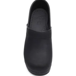 DANSKO Men's Professional Black Oiled Leather Clogs