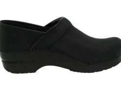 DANSKO Narrow Professional Black Oiled Leather Clogs