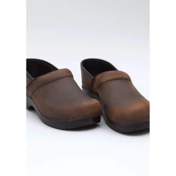 DANSKO Professional Brown Oiled Leather Clogs
