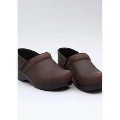 DANSKO Professional Brown Oiled Leather Clogs
