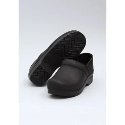 DANSKO WIDE Professional Black Oiled Leather Clogs