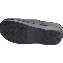 DANSKO WIDE Professional Black Oiled Leather Clogs