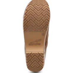 DANSKO WIDE Professional Honey Distressed Leather Clogs
