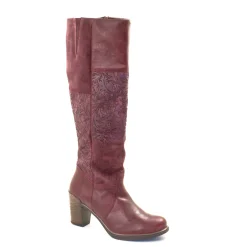 Dromedaris Geneva High Riding Leather & Suede Boot