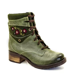 Dromedaris Kara Leather & Burel Wool Boot