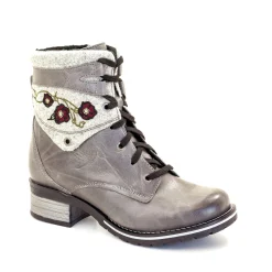 Dromedaris Kara Leather & Burel Wool Boot