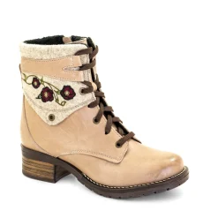 Dromedaris Kara Leather & Burel Wool Boot