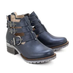 Dromedaris Kelsy Short Summer Pearl Leather Boot