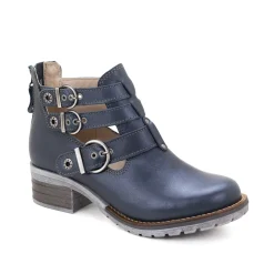 Dromedaris Kelsy Short Summer Pearl Leather Boot