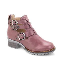 Dromedaris Kelsy Short Summer Pearl Leather Boot