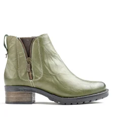 Dromedaris Kelyn Scrunched Leather Bootie