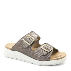 Dromedaris Terry Slip-On Leather Sandal