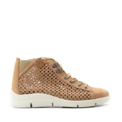 Dromedaris Victoria Perforated Leather Summer Bootie