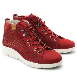 Dromedaris Victoria Perforated Leather Summer Bootie