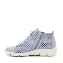 Dromedaris Victoria Perforated Leather Summer Bootie