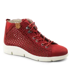 Dromedaris Victoria Perforated Leather Summer Bootie