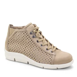Dromedaris Victoria Perforated Leather Summer Bootie