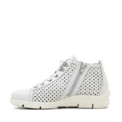 Dromedaris Victoria Perforated Leather Summer Bootie