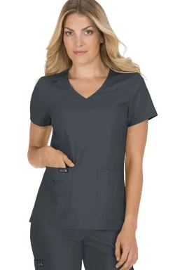 koi Basics Becca Women's 4-Pocket Stretch Scrub Top