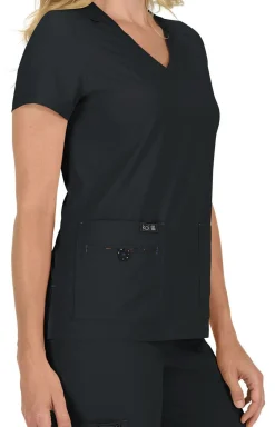 koi Basics Becca Women's 4-Pocket Stretch Scrub Top