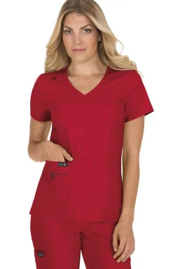 koi Basics Becca Women's 4-Pocket Stretch Scrub Top