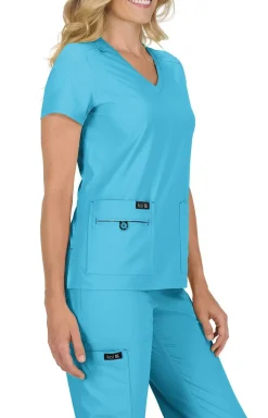 koi Basics Becca Women's 4-Pocket Stretch Scrub Top