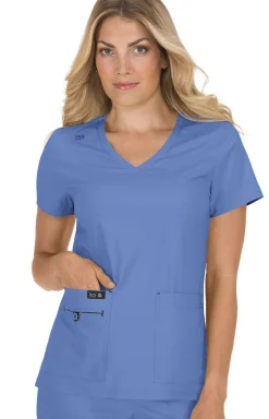 koi Basics Becca Women's 4-Pocket Stretch Scrub Top