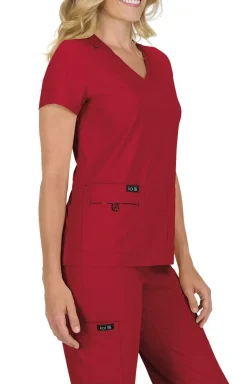 koi Basics Becca Women's 4-Pocket Stretch Scrub Top