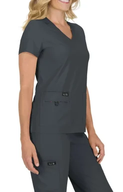 koi Basics Becca Women's 4-Pocket Stretch Scrub Top
