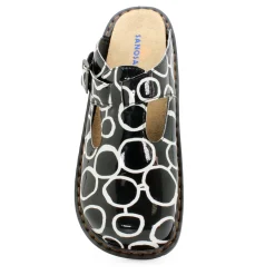 Sanosan Bella Comfort Slip-On Clogs in Zen Circles