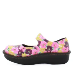 Sanosan Julia Comfort Mary-Jane Clogs in Bouquet Print