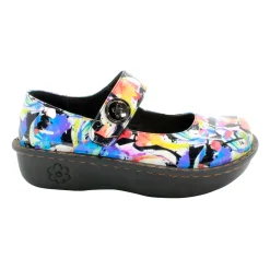 Sanosan Julia Comfort Mary-Jane Clogs in Splash Petal