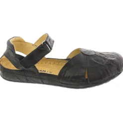 Sanosan Sarah Clog in Crinkled Leather - CLOSEOUT