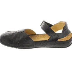 Sanosan Sarah Clog in Crinkled Leather - CLOSEOUT